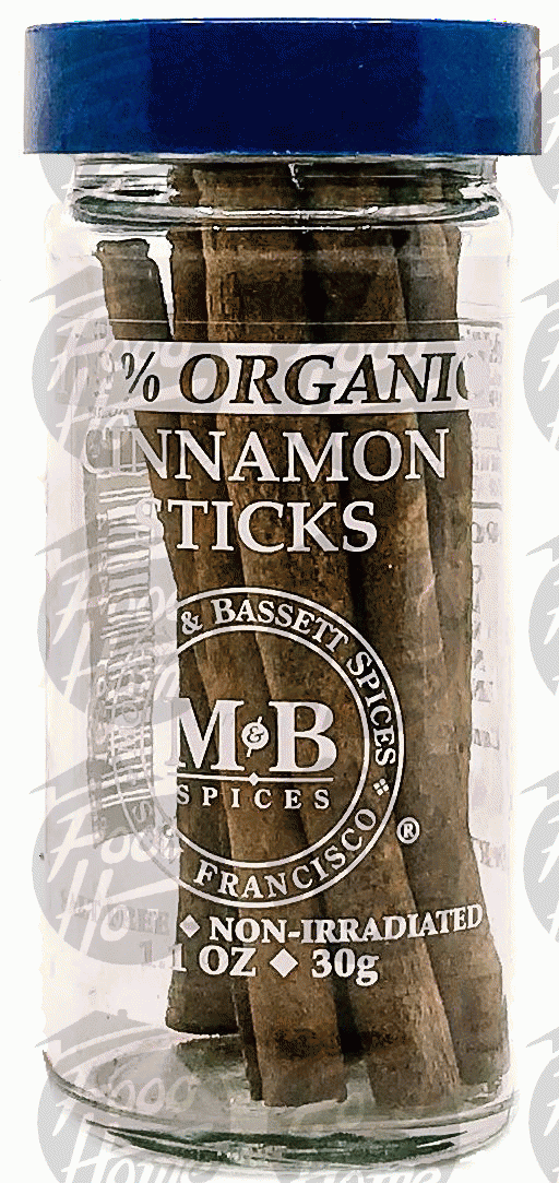 Morton & Bassett 100% Organic cinnamon sticks, glass jar Full-Size Picture